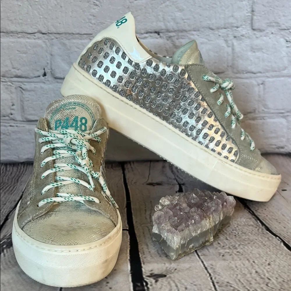 * P448 John Polly Low-top Platform Sneakers